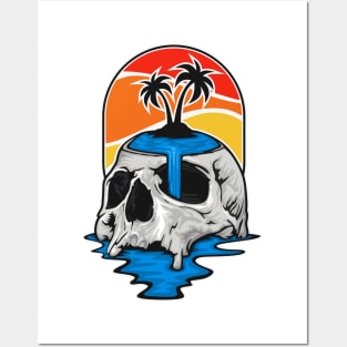 Tropical Skull Island Posters and Art